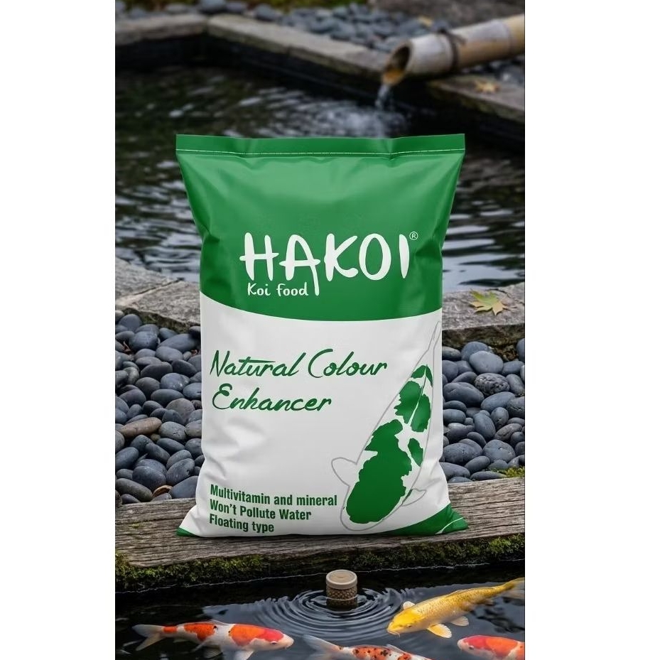 HAKOI Makanan Ikan Koi HIJAU Kemasan 10kg - 1 Ball