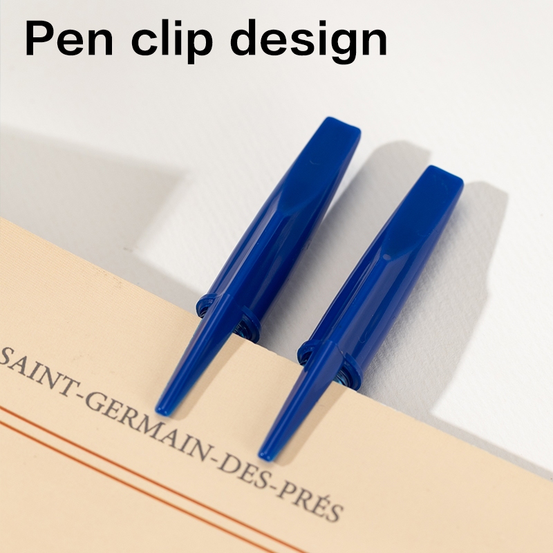 [12PCS] Ballpoint Pen 0.5 mm / Bulpoin Pena Desain Klasik Tinta Viskositas Rendah BANTEX BG6100 (4)