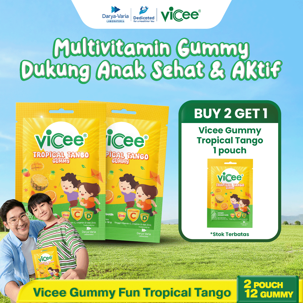 Jual [Baru] Vicee Gummy - Fun Tropical Tango 1 Sachet - Permen lunak ...