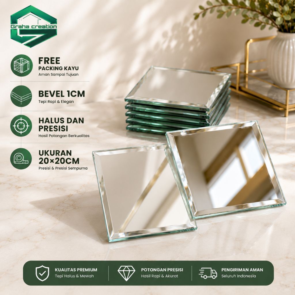 Jual Kaca Bevel Terlengkap & Harga Terbaru Agustus 2026 | Shopee Indonesia
