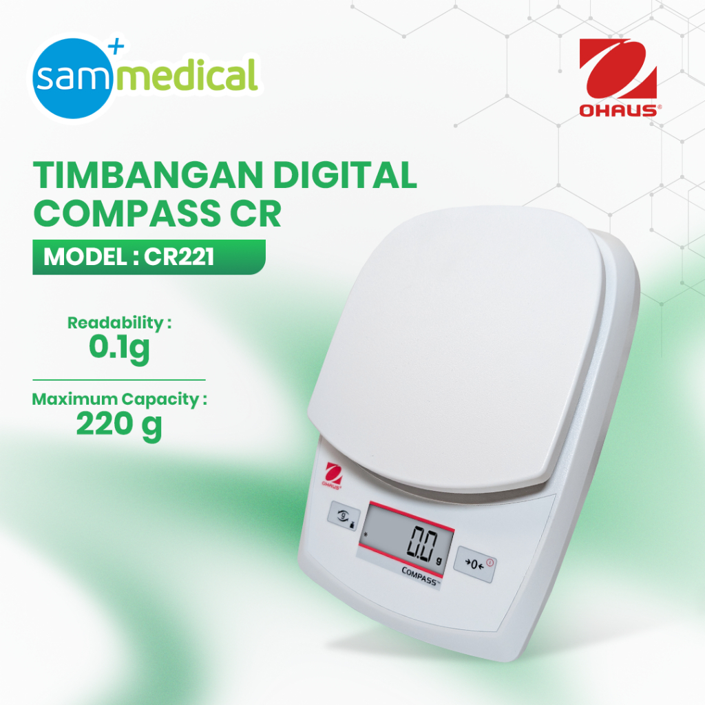 Jual OHAUS Timbangan Lab Digital Portable Electronic Scales (220gr x 0 ...