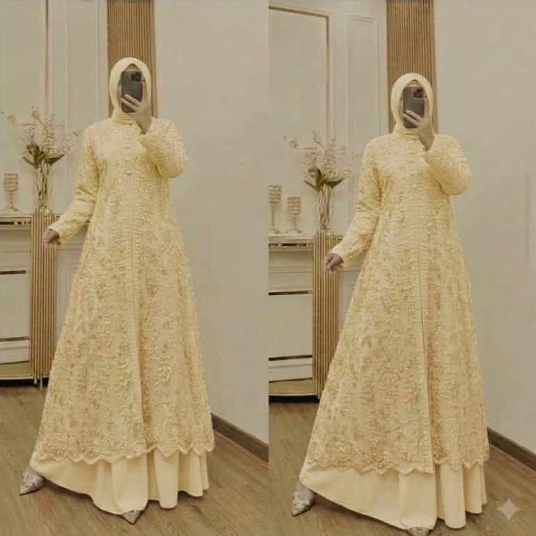 Keanggunan Sempurna Leshia Dress dari Azhar Busana Shop untuk Acara Spesial Anda