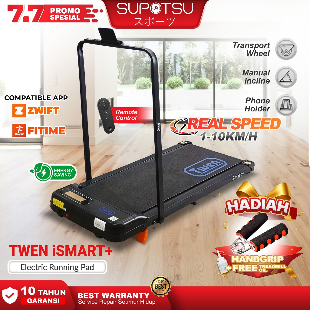 Jual TWEN Running Pad ISmart Plus ISmart Plus Walking Pad Treadmill ...