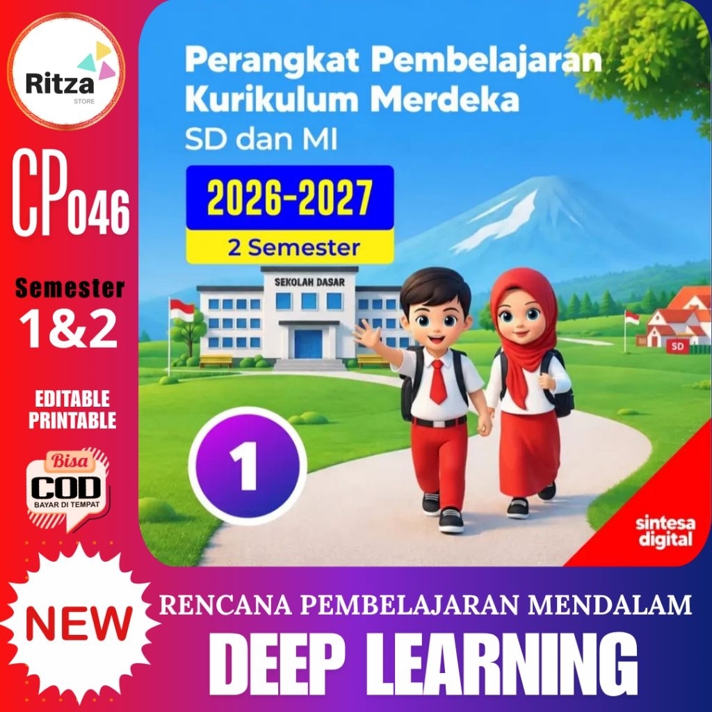 Jual FD RPM/ PERANGKAT AJAR KELAS 1 KURIKULUM MERDEKA CP 046 TA 2026 ...