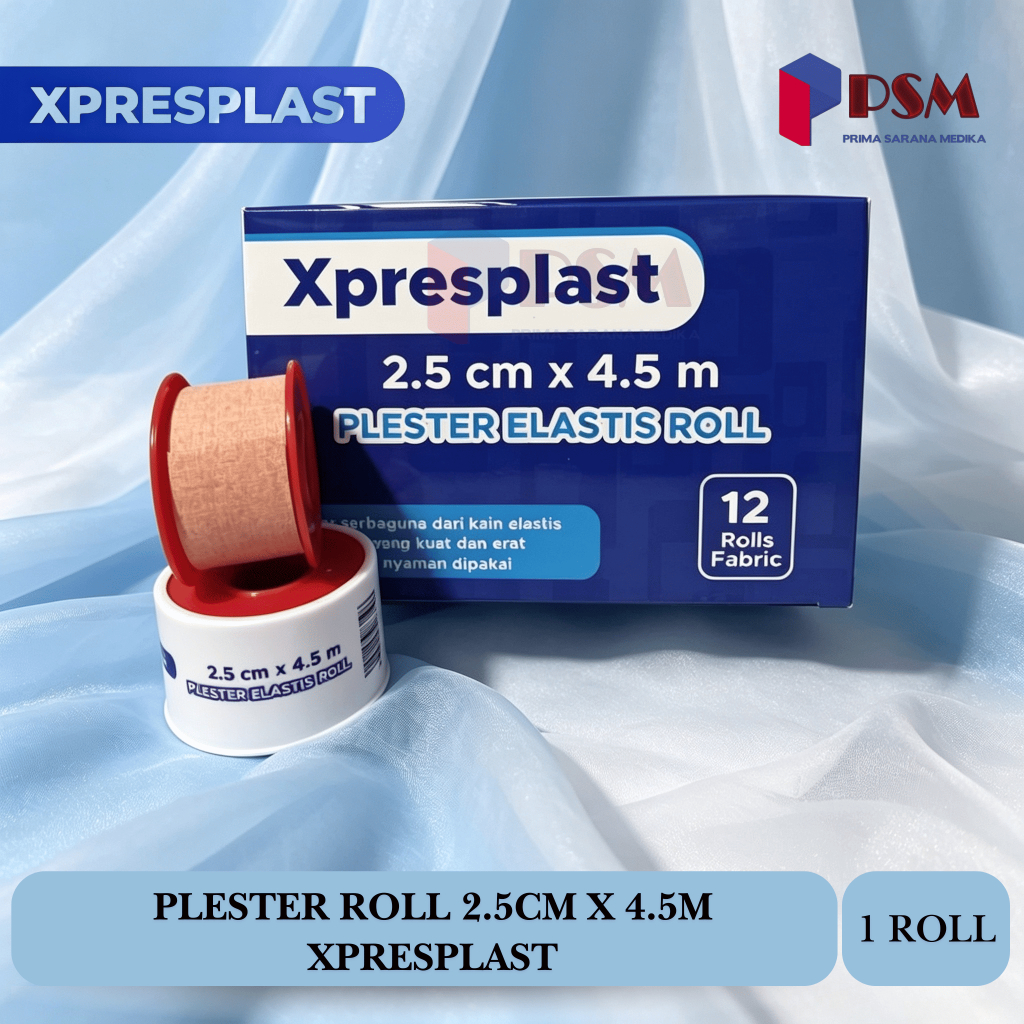 Jual Plester Rol Kain 2,5cm x 4,5m Xpresplast Gidcare / Plester Roll ...