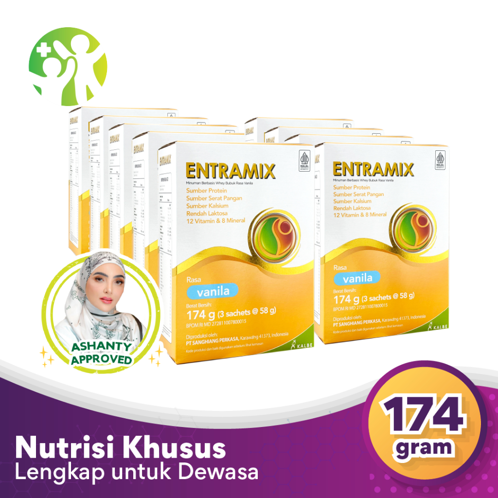 Jual Bundle 10 Box Entramix - Nutrisi Lengkap Dewasa | Shopee Indonesia