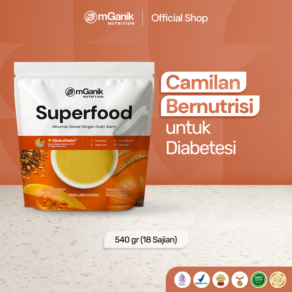mGanik Superfood Pumpkin 540gr - Suplemen Diabetes