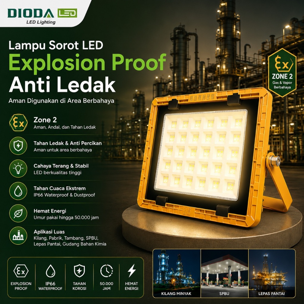 Jual Lampu Explosion Proof Terlengkap & Harga Terbaru Agustus 2026 ...