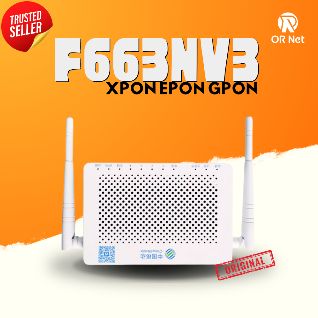 [Free Ongkir] Modem ZTE F663NV3A Ori Bukan Refurbished atau Renew XPON EPON GPON modem router ont