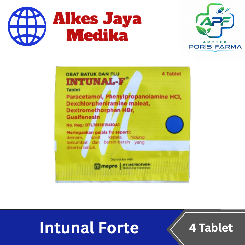 Jual INTUNAL F Isi 4 Tablet - Obat Batuk Pilek | Shopee Indonesia