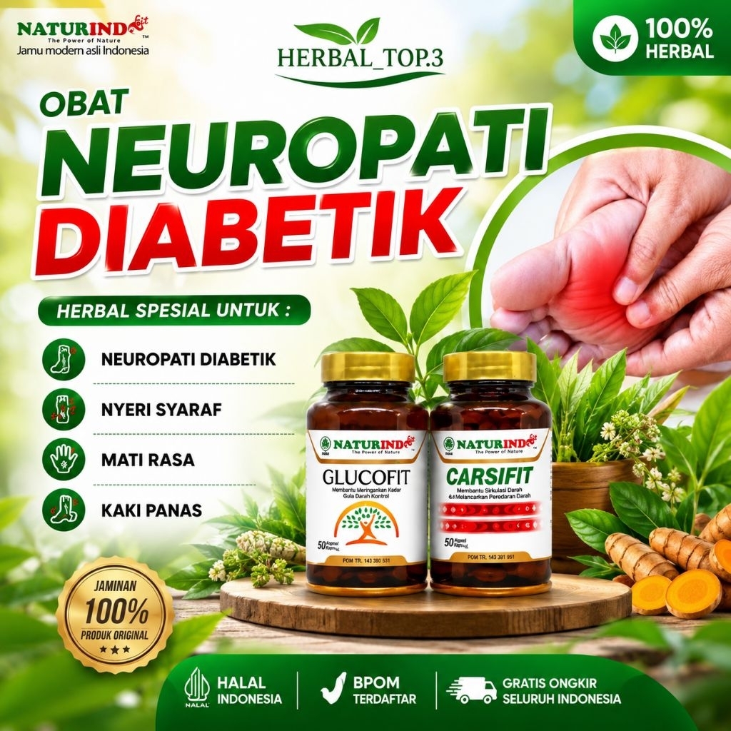 Obat Neuropati Diabetik Kaki Panas Kerusakan Gangguan Saraf Diabetes Perifer Sensoris Otonom Motorik