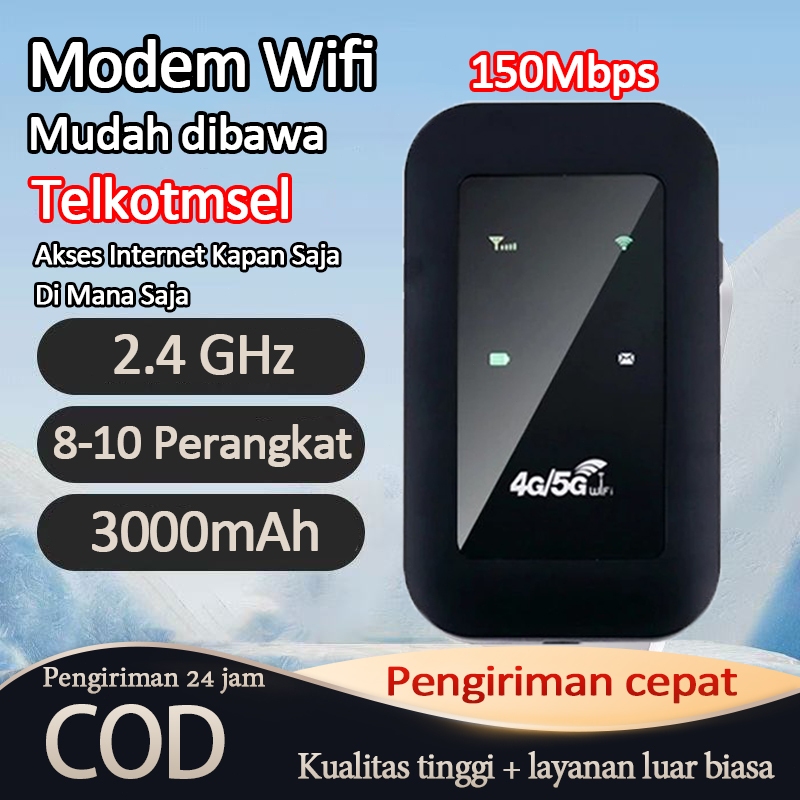 H806 Mifi Modem Wifi 4G/5G LTE All Operator Unlock SIM card 150Mbps with 30000mAh Battery Travel USB Mobile WIFI portable router Support 10 Devices