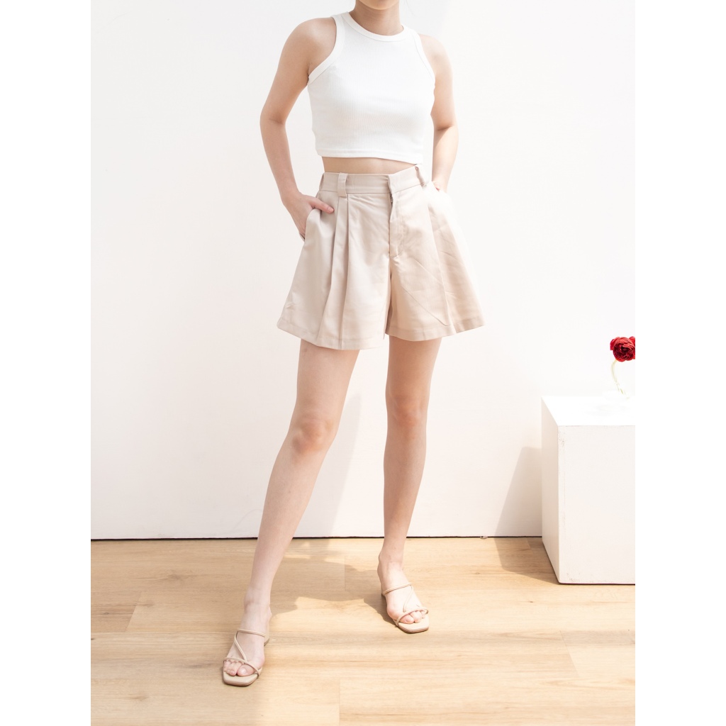 Eclaire - Sidney Short Pants Normal Grande Bigsize | Celana Pendek Wanita Korean Style S-L-XL-XXL Jumbo