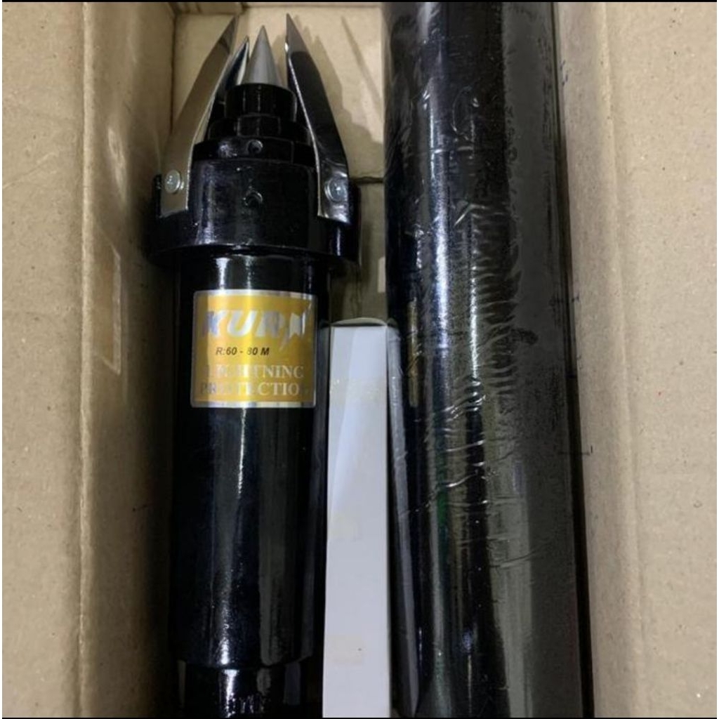Jual penangkal petir radius 60.80 meter merek kurn garansi 1 tahun ...
