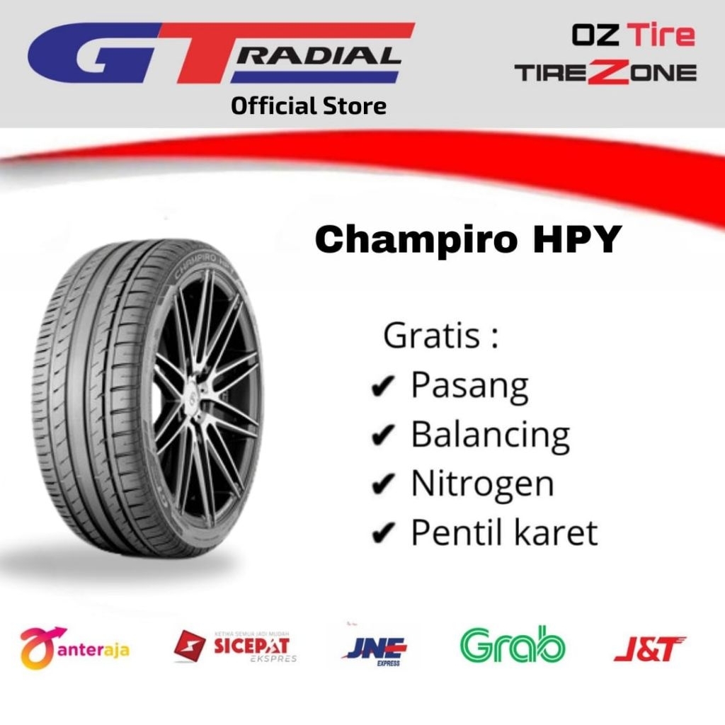 Jual BAN MOBIL GT RADIAL 215/55 R17 CHAMPIRO HPY | Shopee Indonesia