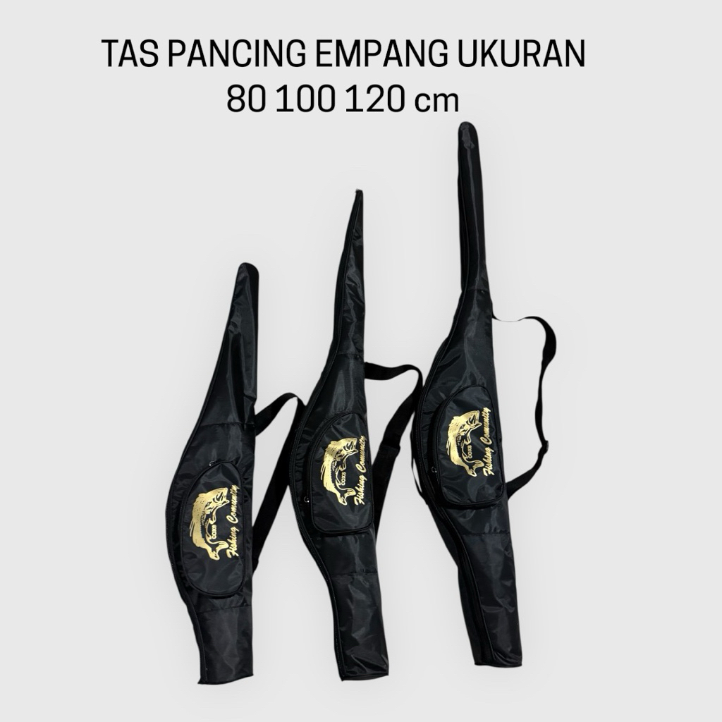 Jual Tas pancing empang 2 joran model selempang bahan pollyester tebal ...