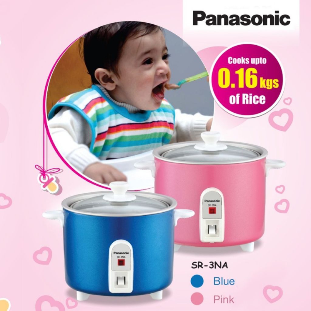 Jual Panasonic Rice cooker Mini SR-3NA Penanak Nasi Travel SR3NA 0.3 ...