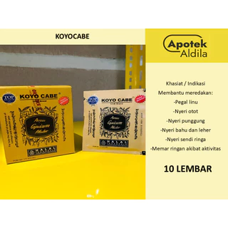 KOYO CABE PER SACHET UNTUK NYERI OTOT, NYERI SENDI, PEGAL LINU