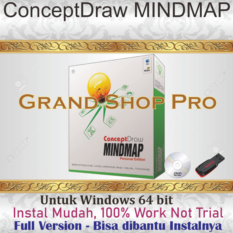 Jual ConceptDraw MINDMAP 15.1.1.296 Preactivated (Full Version, Not ...