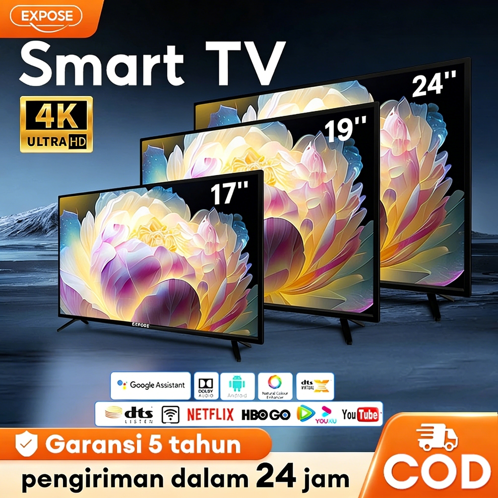 Jual TV Android 24 Inch Smart TV / Smart TV Android TV, HDR, Speaker ...
