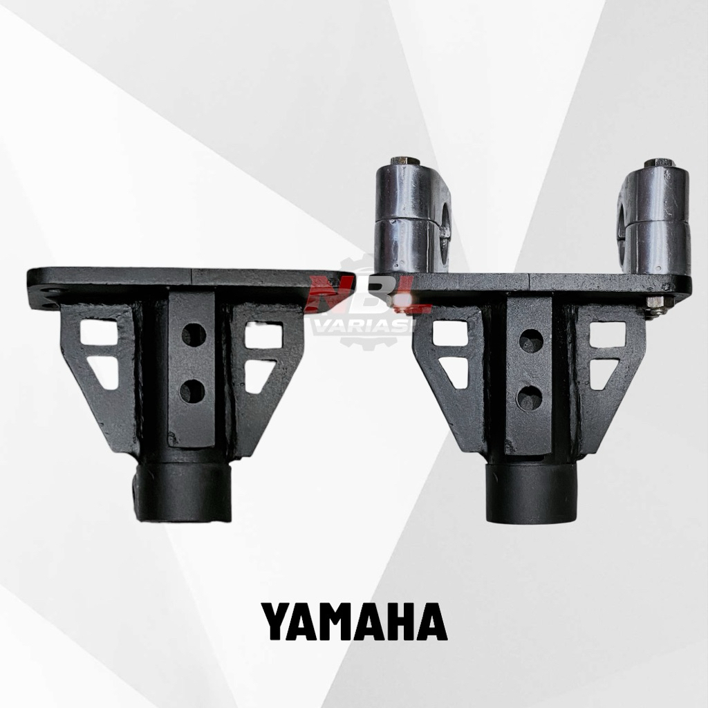 Jual Dudukan Tapak Stang RBT Motor Honda 10cm & Yamaha 8cm Super Kokoh ...