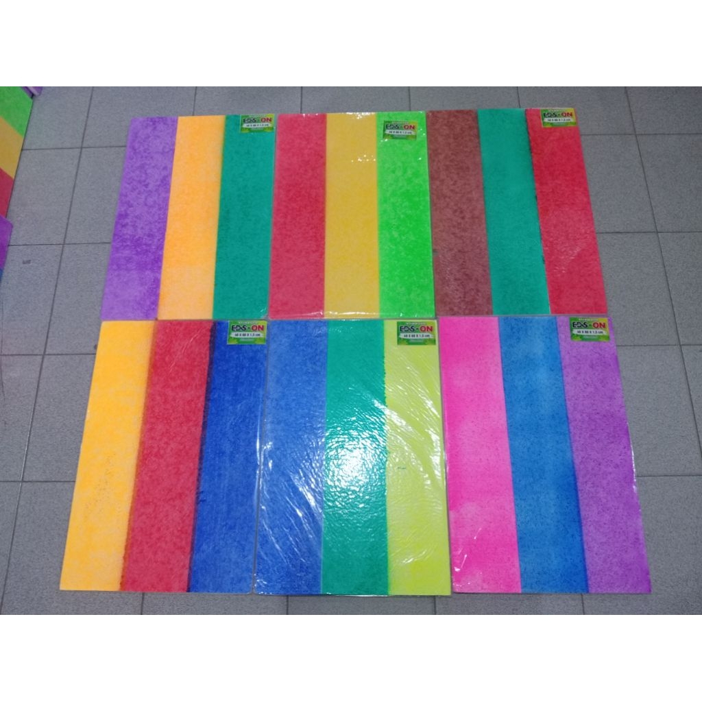 Jual Styrofoam / Gabus Eds On Warna Pelangi uk. 40x60cm (per 1 pcs ...