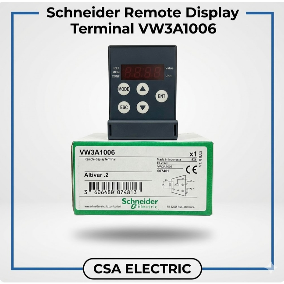 Jual Schneider Electric VW3A1006 Remote Display Terminal for Altivar ...