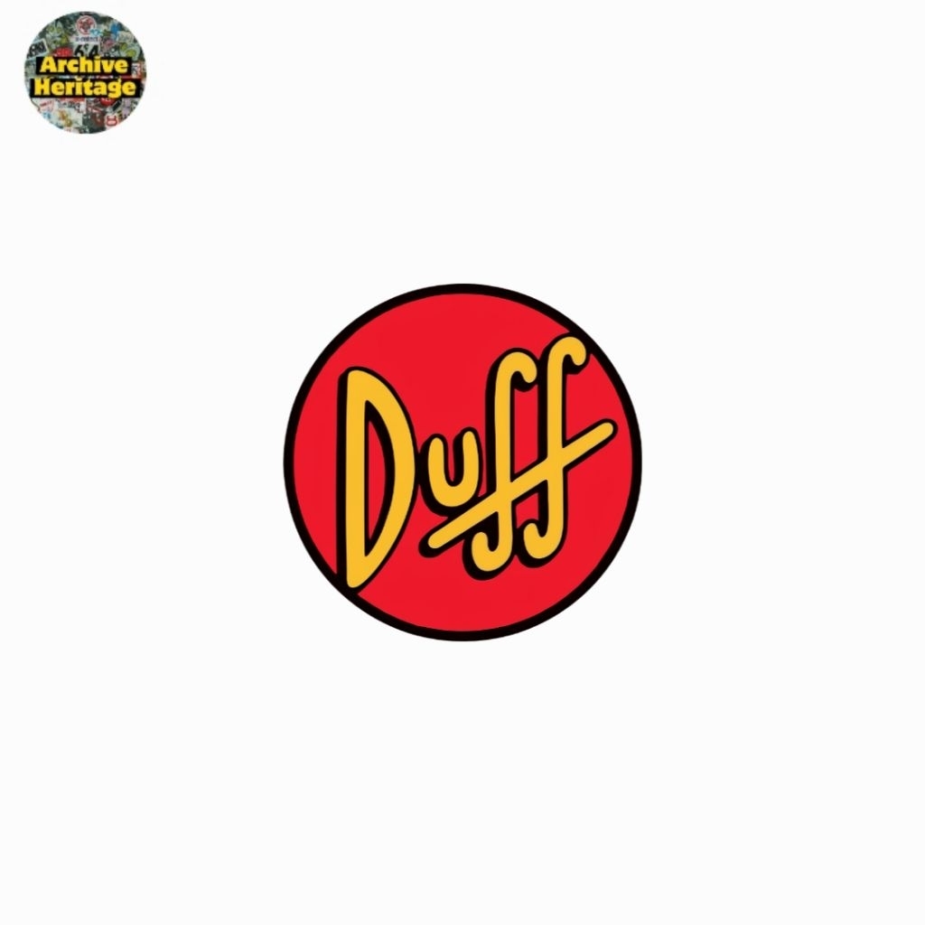 Jual sticker Duff beer the simpsons logo vintage retro stiker | Shopee ...