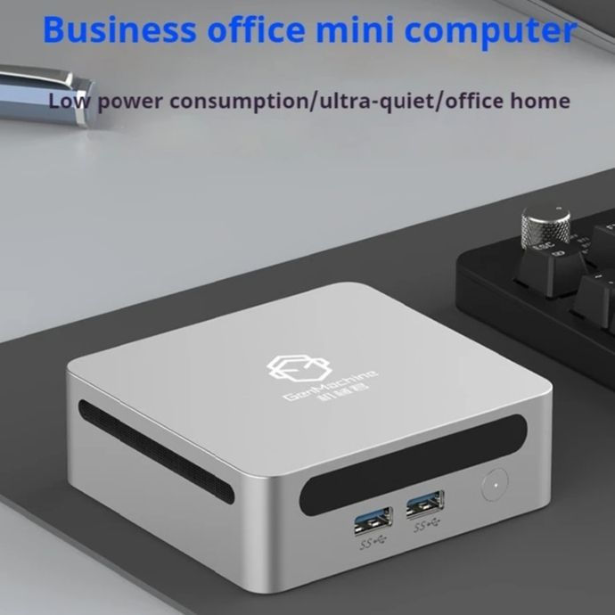 MiniPC GenMachine AMD Ryzen 7330U Gaming SSD WiFi6 HDMI Windows 11 Pro