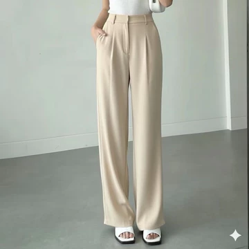 Viona Pants Loose Pants Trouser Wanita Celana Anti Kusut Celana Kulot Wanita