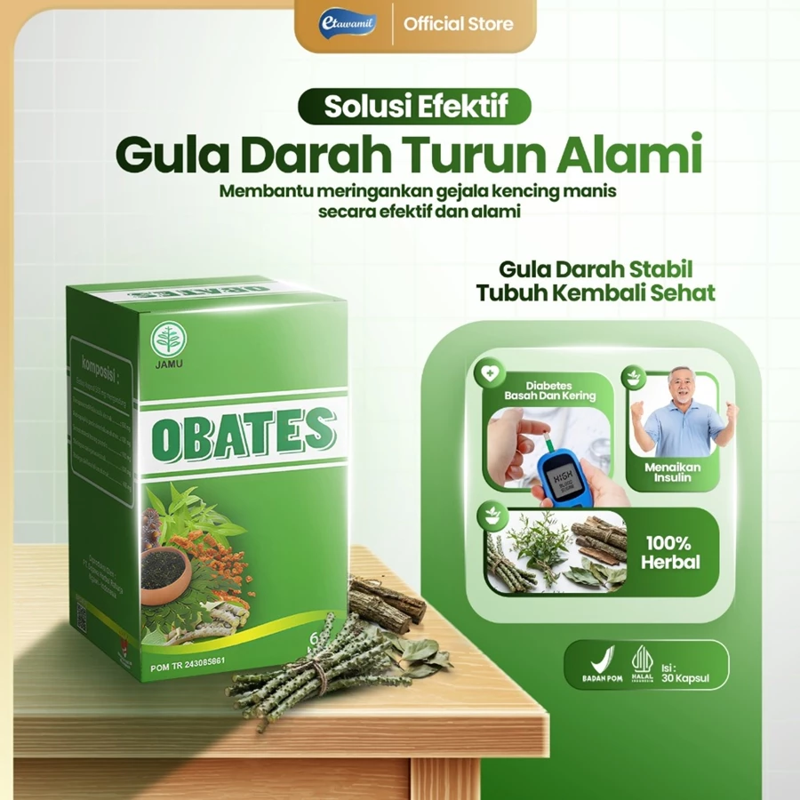 OBATES Kapsul Herbal Menurunkan Gula Darah