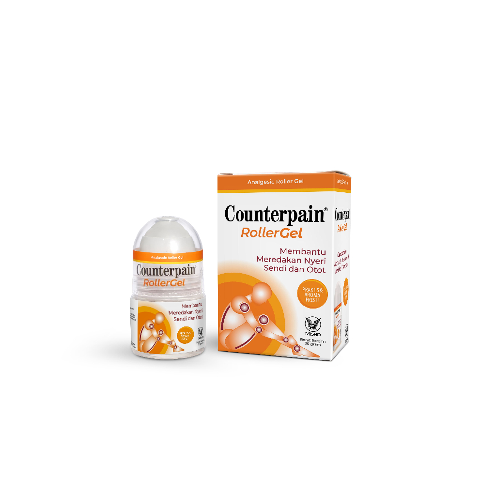 Jual Counterpain Roller Gel 30gr - Membantu Meredakan Nyeri Sendi dan ...