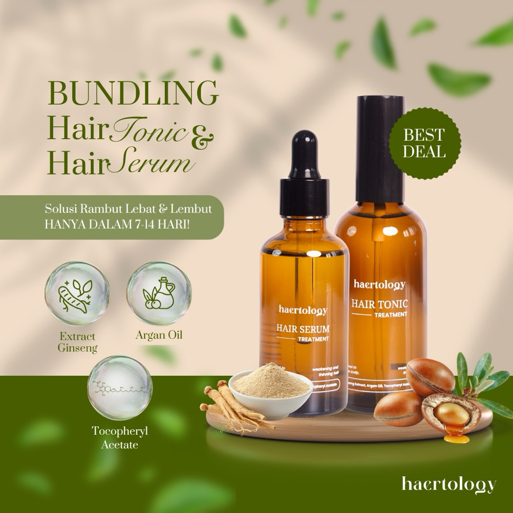 Jual Bundle Haertology Tonic & Serum | Shopee Indonesia