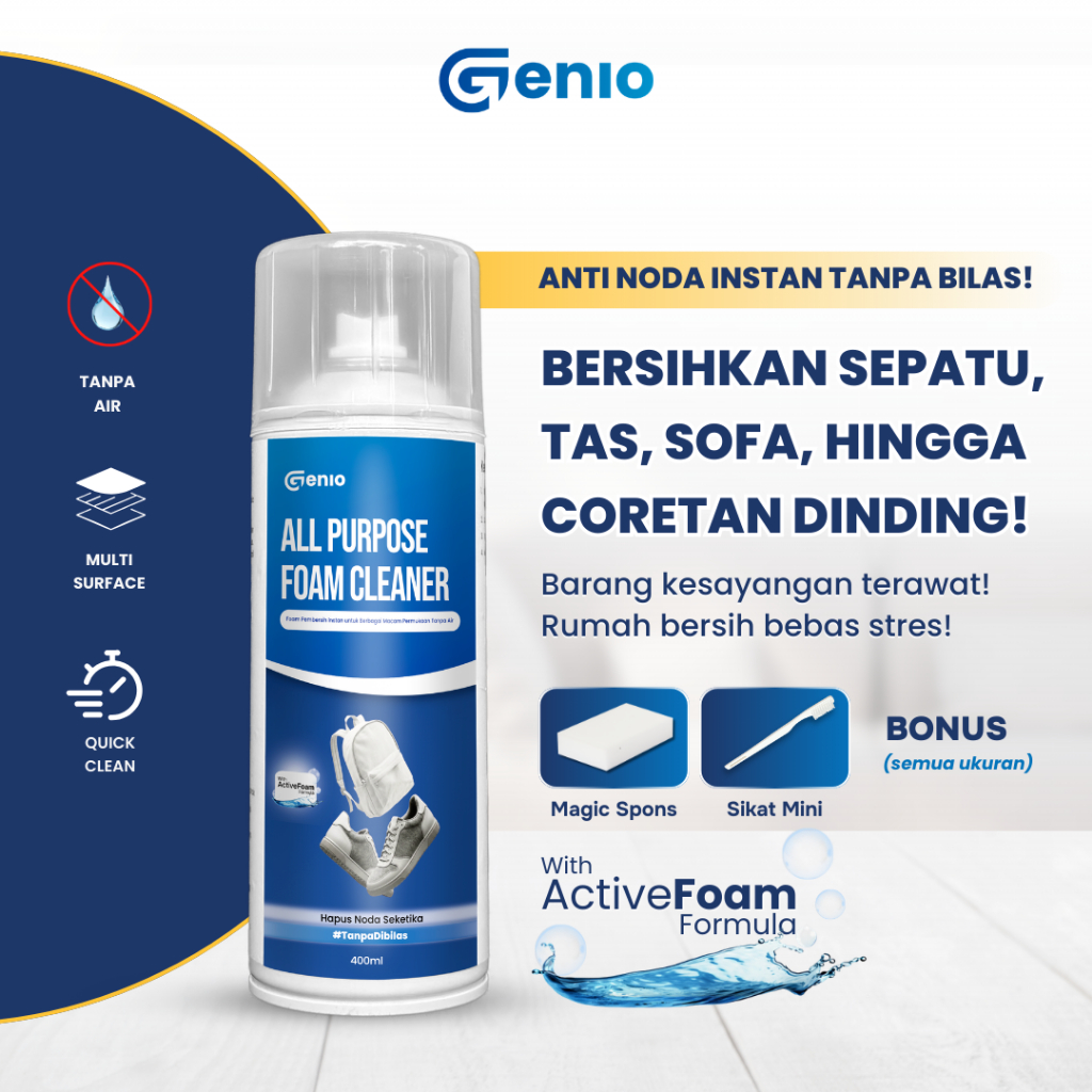 Jual GENIO [Special Sale] All Purpose Cleaner - Foam Pembersih ...