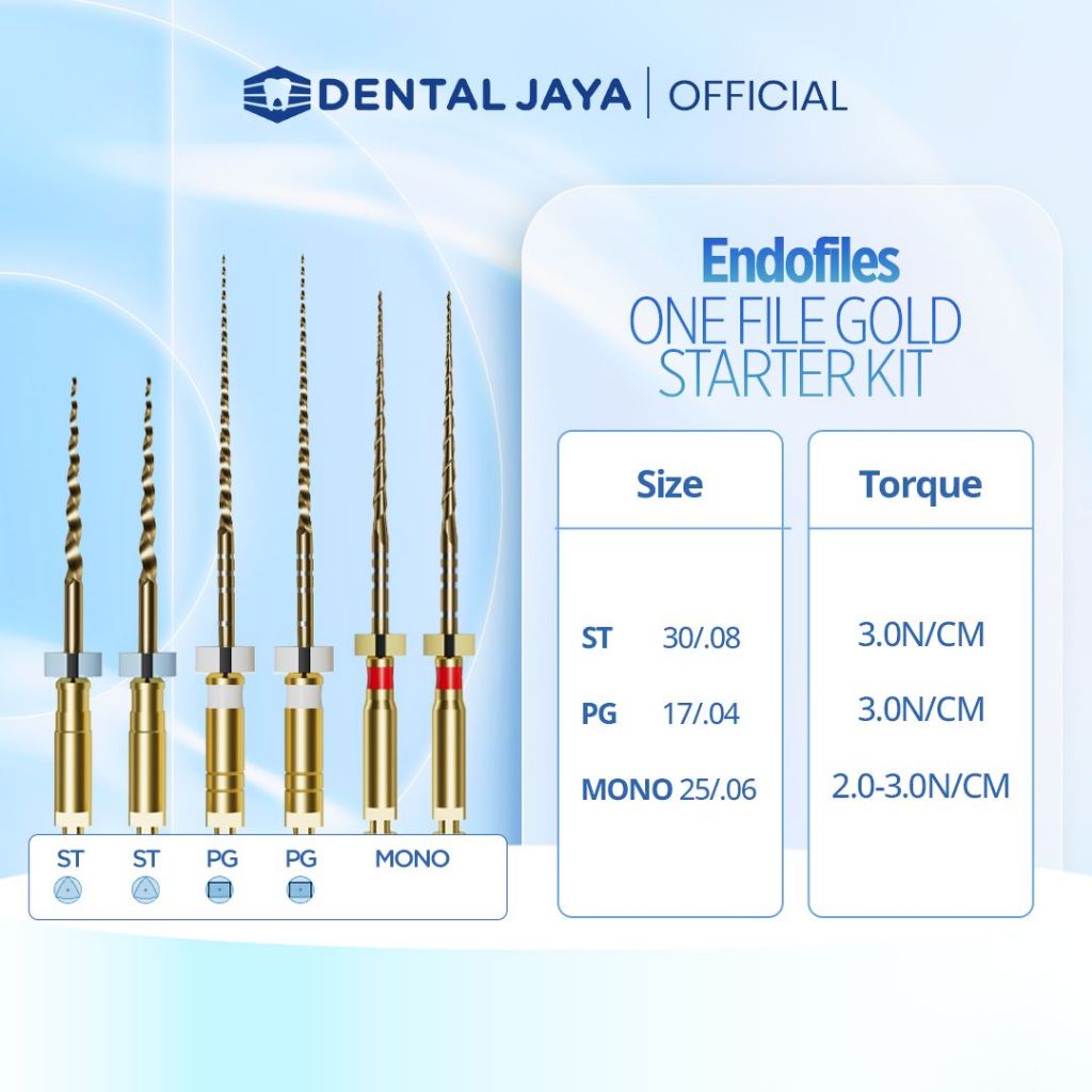 Jual Profa Dental Endofile Starter Kit | Endodontics File Rotary ...