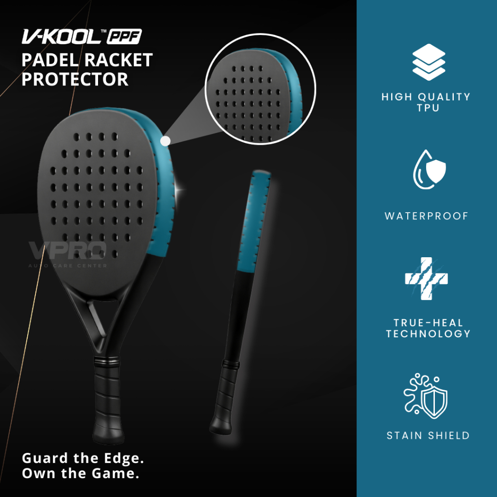 Jual VKOOL PPF Raket Padel Protector - Universal / Anti gores Racket ...
