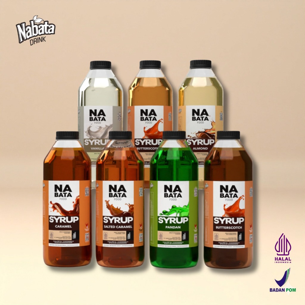 Jual Nabata Drink Syrup All Varian 1 Liter - Sirup Rasa Buah Dan ...