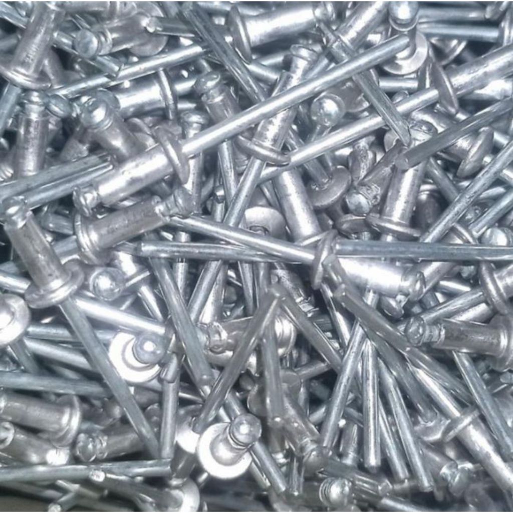 Jual Paku Rivet Aluminium Rivetti 429 size 3.2mm x 8mm isi 1000pcs ...