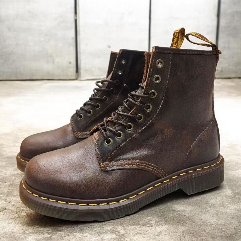 Jual Sepatu Docmar 1460 Crazy horse Gaucho coffee 8 Hole Ultimate ...