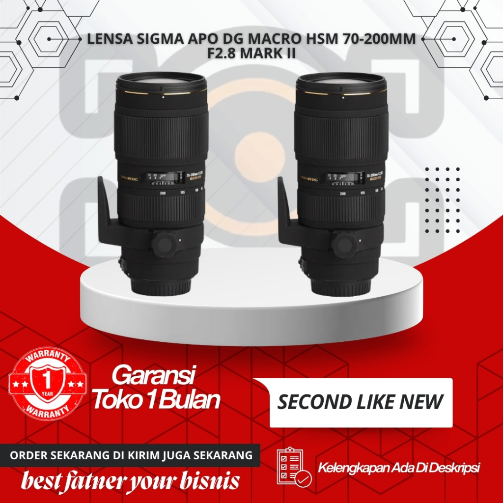 Jual LENSA SIGMA APO DG MACRO HSM 70-200MM F2.8 MARK II FOR NIKON ...