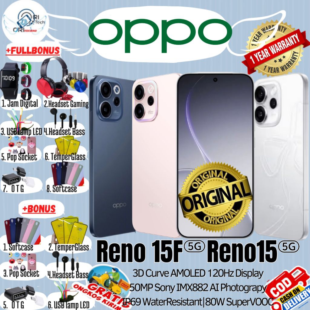 Jual Oppo Reno 15 Terlengkap & Harga Terbaru Juli 2026 | Shopee Indonesia