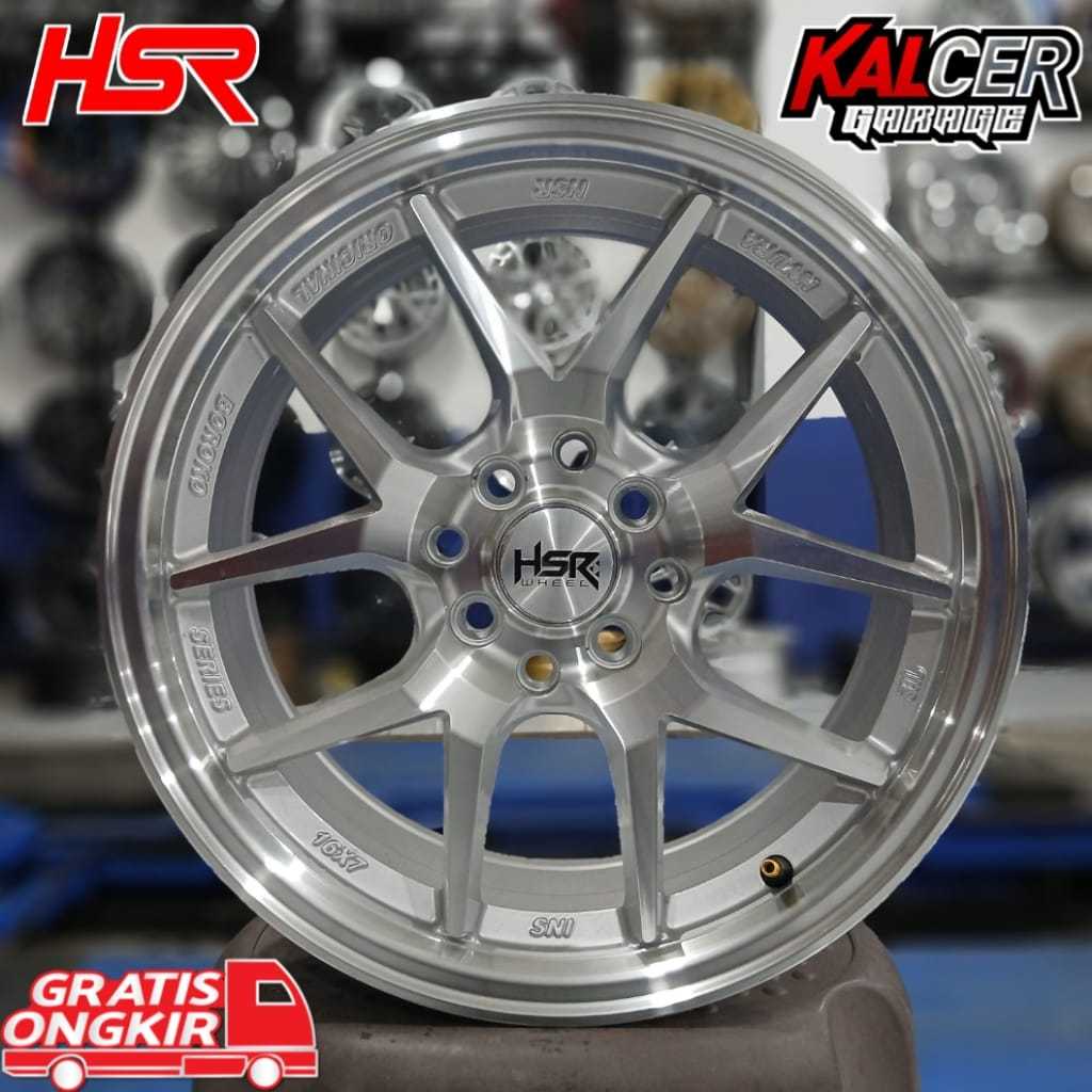 Jual VELG HSR HYURA R16 DOUBLE PCD 4X100-114,3 WARNA SILVER DASH ML ...