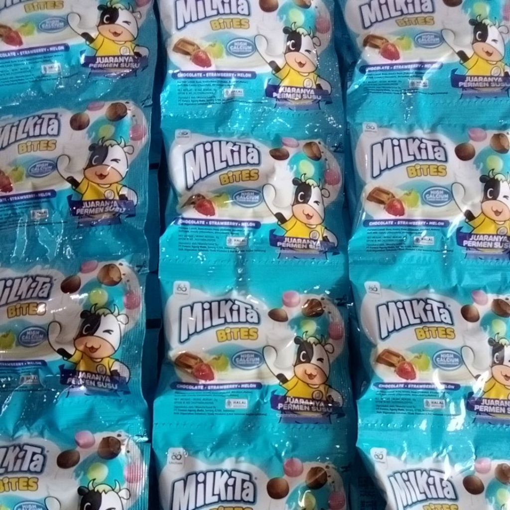 Jual Permen Milkita Bites 8 g BELI 3 renteng LEBIH MURAH | Shopee Indonesia