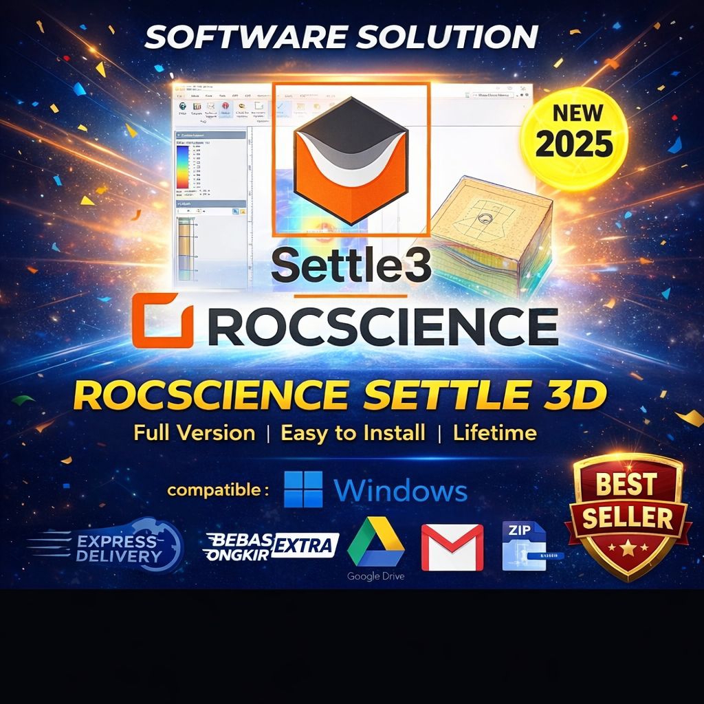 Jual Rocscience Settle 3D v5 Full Versi Software Analysis CPT ...
