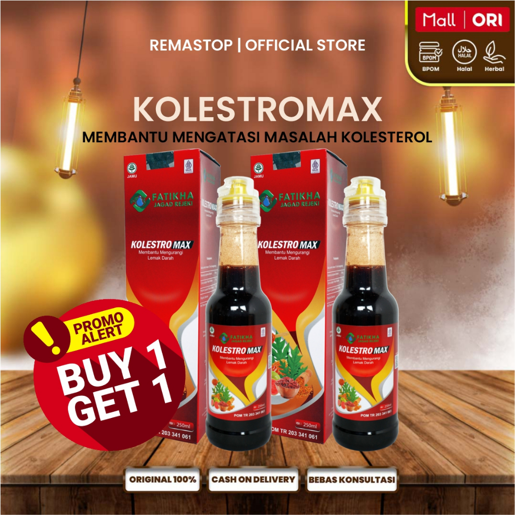 OBAT KOLESTEROL DAN  ASAM URAT  MADU KOLESTEROLMAX | KOLESTEROMAX BUY 1 GET 1