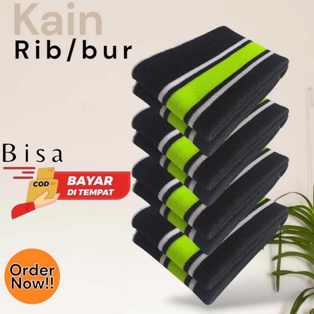 Jual Kain Rib kiloan warna Abu polos/salur, PERKILO | Shopee Indonesia