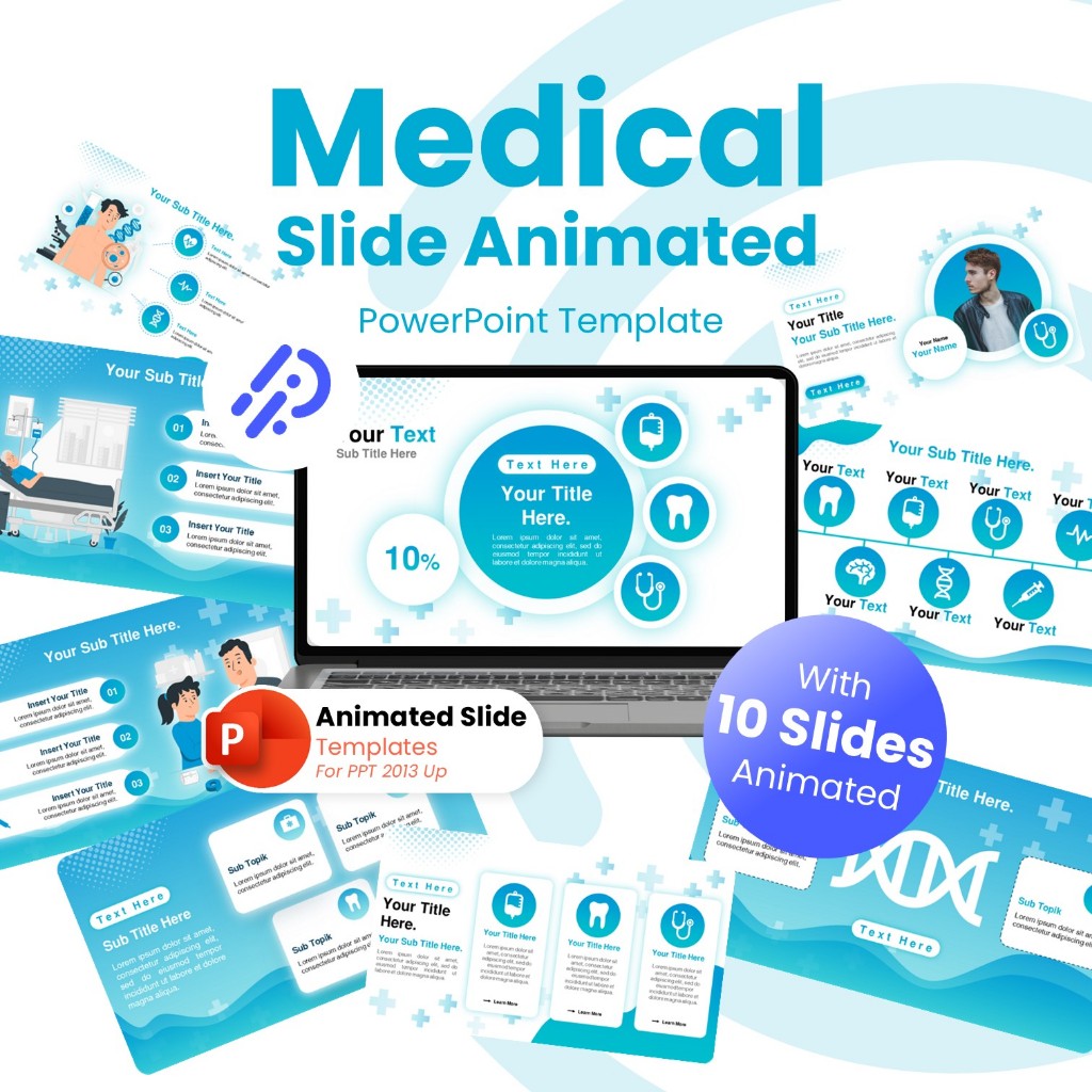 Jual Health Medical Animated PowerPoint Template | Premium | Shopee ...