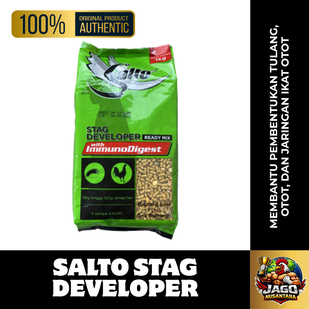 Jual Salto Stag Developer 1 KG with ImmunoDigest Pakan Ayam untuk ...