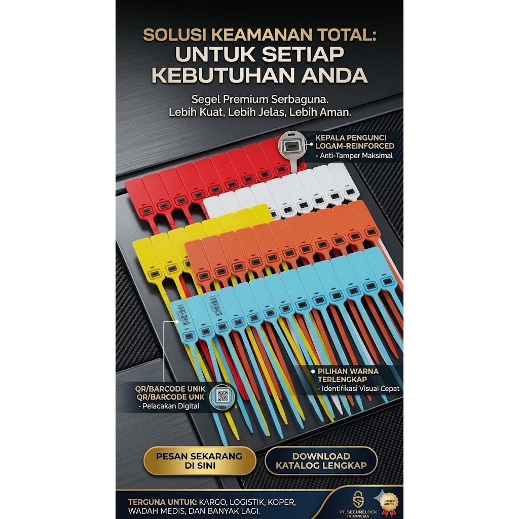 Jual Segel Sekurity plastik / segel locis /segel mobil kontainer/segel ...