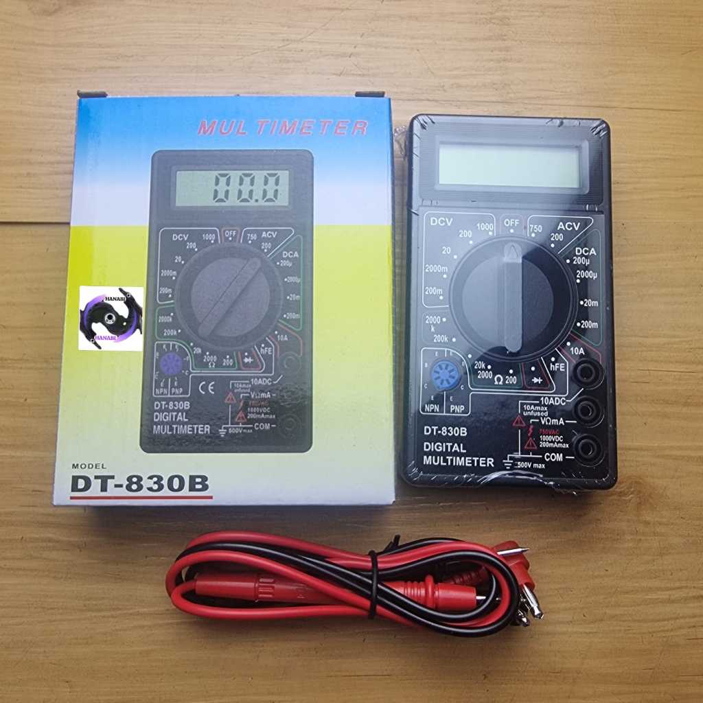 Jual DT830B Multitester Buzzer / avometer / Multimeter Tester Digital ...